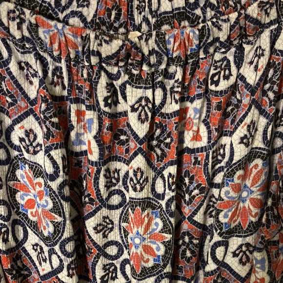 MICHAEL Michael Kors Mosaic Off the Shoulder Gauze Dress - Host Pick - New - Picture 6 of 12